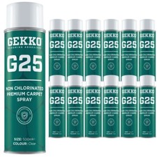 12 x Gekko G25 Carpet Spray