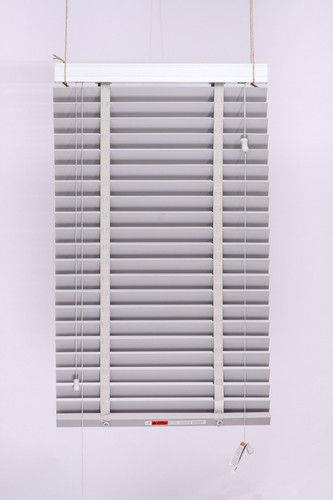 Faux wood window - window, venetian