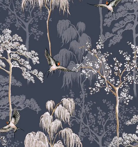 Arthouse japanese garden grey - japanese,