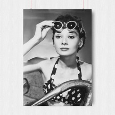VINTAGE AUDREY HEPBURN POSTER