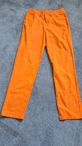 Puma golf mens orange trousers - golf,