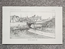 Seaton Sluice in 1880 -