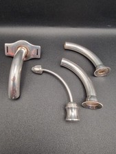 Silver Negus Tracheostomy Tube Downs Surgical Vintage Boxed