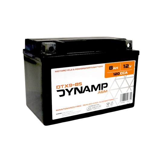 Dynamp dtx9 12v motorcycle - dtx9-bs,