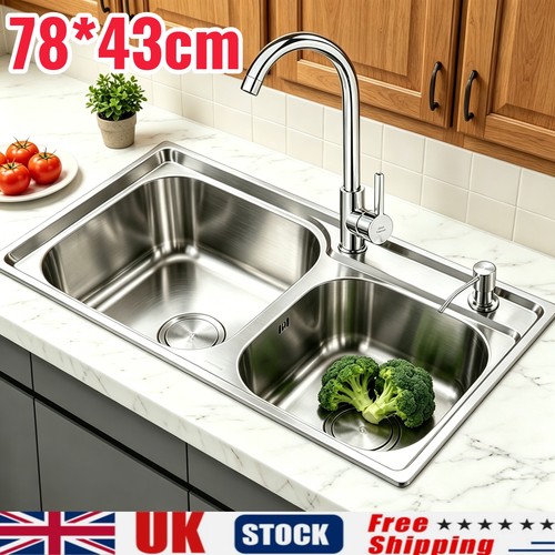 Double bowl stainless steel - bowl,