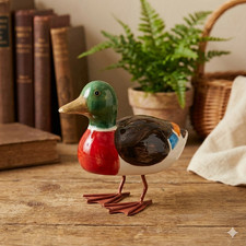 Ceramic Mallard Duck Spring