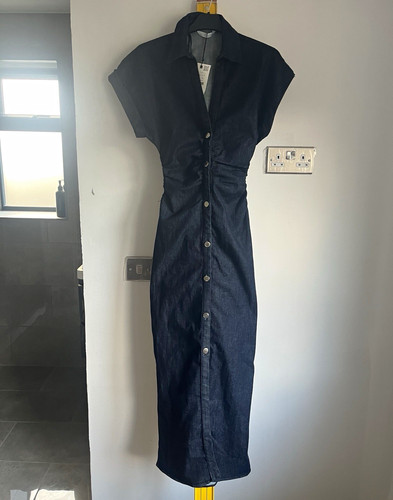 Zara blue denim shirt - blue,