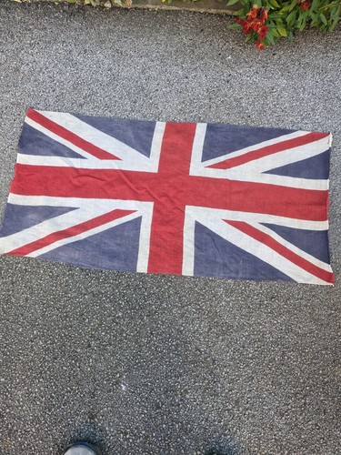 Vintage union jack cotton flag - union,
