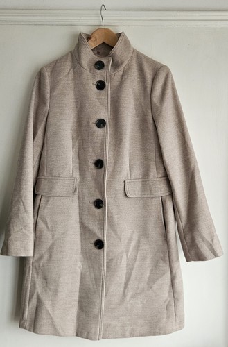 Funnel neck ladies coat - funnel,