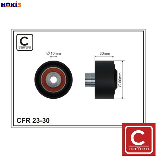 Deflectionguide pulley vribbed - deflectionguide,