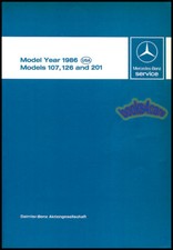 MERCEDES 1986 SERVICE REPAIR