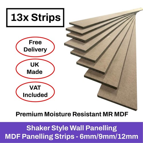 Mdf panelling strips diy wall - panelling,