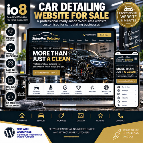 Car detailing website - detailing,