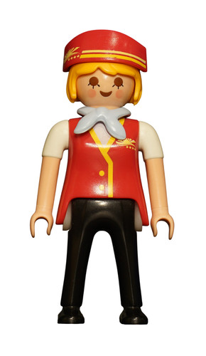 Playmobil woman employee hotel - playmobil,