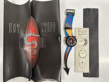 POP SWATCH HOT STUFF Watch PMB103 1995 Special NIB Needs Battery
