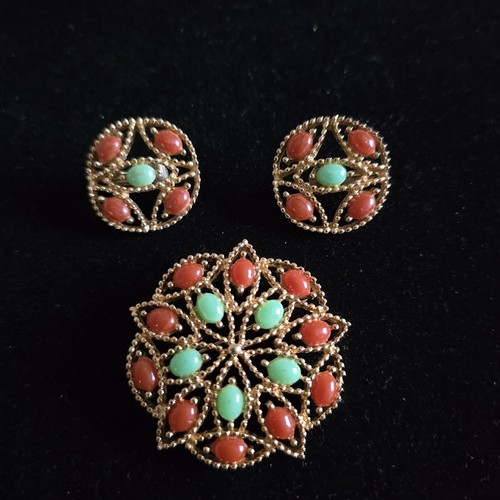 Vintage sarah coventry green - vintage,