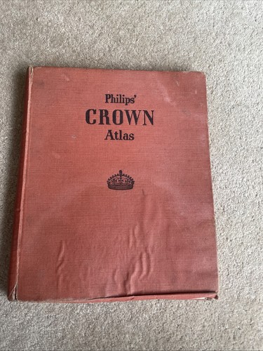 World atlas book 1946 edition - book,