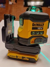 DeWalt DCLE34031. 3 Way Green Laser. Bare Unit Only. Good Condition. Bargain.