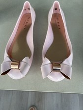 Ted Baker Flat Jelly Slip On Shoes Size 5
