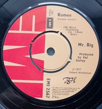 Mr Big - Romeo 1977 Vinyl 7"