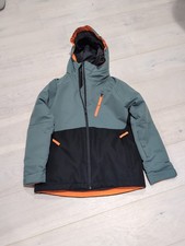 686 Hydra Insulated Jacket Boys M Cypress Green Colorblock Ski