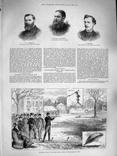 Original Old Antique Print 1883 Sheridan King-Harman Brennan Terra-Cotta Pigeon