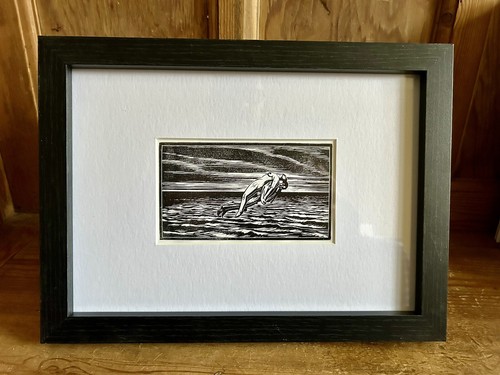 Gustav vigeland woodcut - gustav,