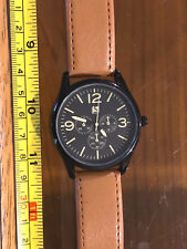 Watch Wristwatch Black Brown