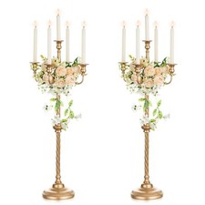 Nuptio Tall Gold Candelabras