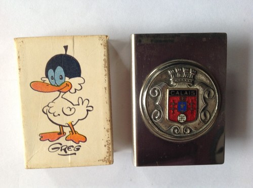 Silver tone metal matchbox - silver, metal,