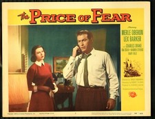 Lobby Card: Price of Fear 11"x14" Lobby Card #7 Gia Scala Lex Barker Film-Noir