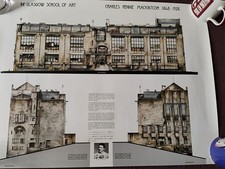 Charles Rennie Mackintosh 1868-1928 The Glasgow School Of Art Poster Original