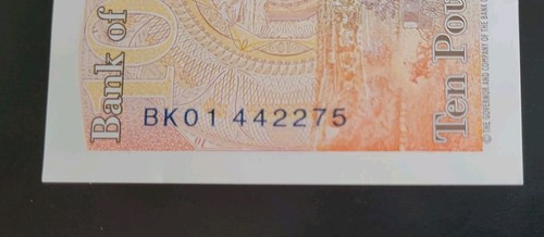 Bk01 ten pound - bk01, £10