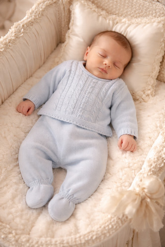 Spanish baby boy knitted - spanish,
