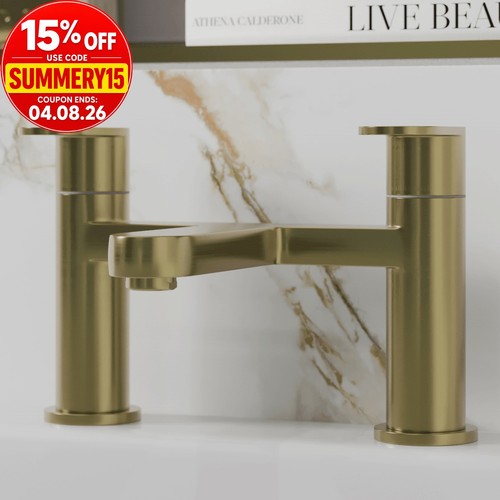 Modern bathroom bath filler - bathroom,