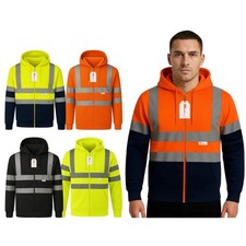 Hi Vis Zip Hoodie -