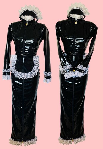Misfitz blk pvc white - white, lace