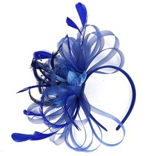 Customised Feather Hair Fascinator on Headband Wedding Royal Ascot Races Bespoke