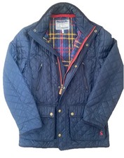 Joules Navy Quilted Jacket Mens Size Medium Foxton Coat Lined Padded Equestrian