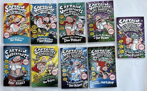 Captain underpants nine book - captain,
