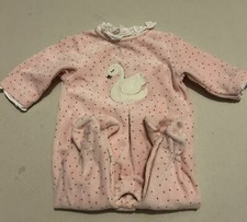 Mayoral Newborn - Baby Grow - 0-1 Months Pink With Swan