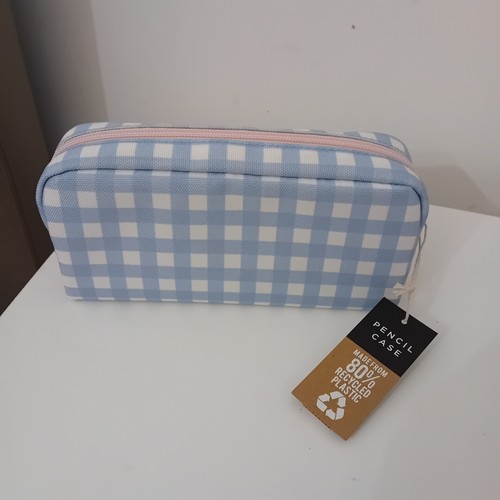 Brand new gingham print pencil - print,