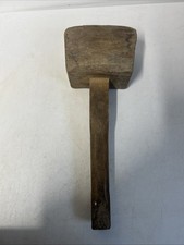 Wooden Mallet Hammer with Handle Woodworking Carpenters Tool