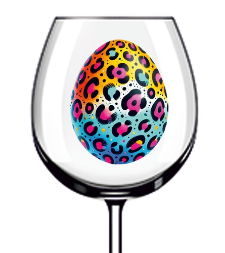 12x easter leopard egg - egg, vinyl