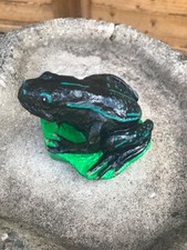 Vintage Garden Frog Ornament fully restored to brighten your garden area