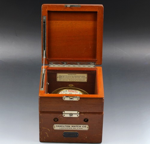 Hamilton marine chronometer - hamilton,