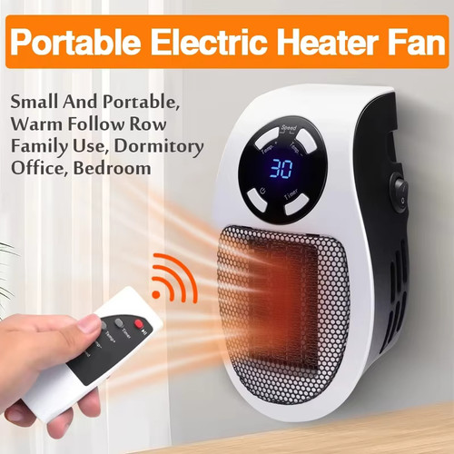 Plug electric heater 500w - plug,