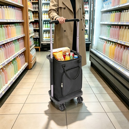 Shopping trolley 40l wide - trolley,