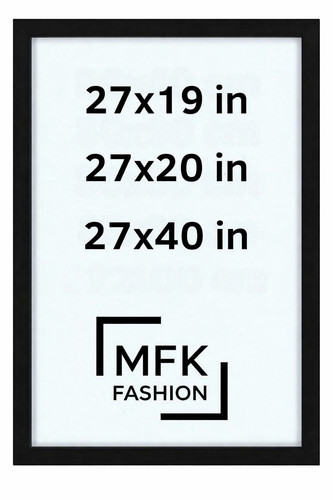 Black picture frame 27x19 - black,