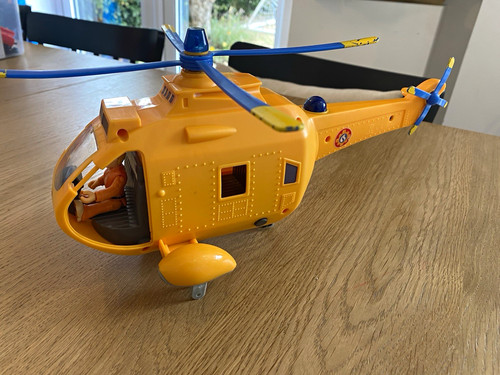 Plastic rescue helicopter with - plastic,